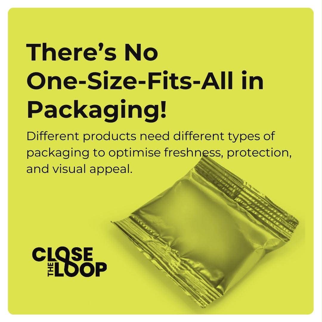 Close the Loop packaging graphic